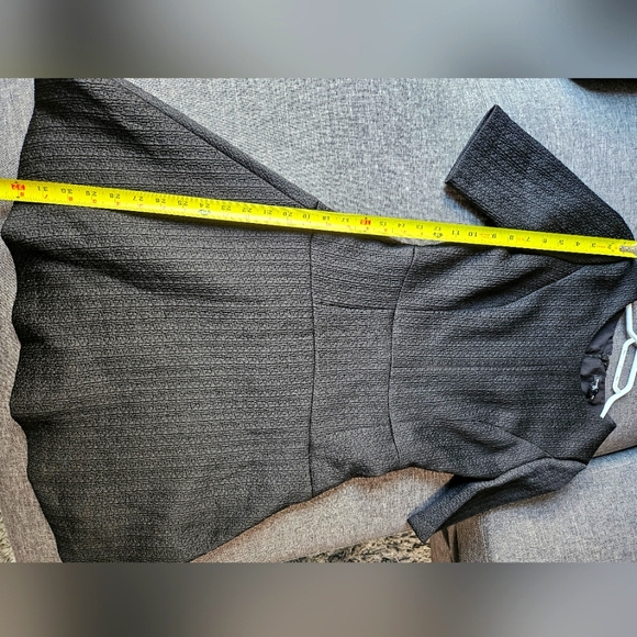 Club Monaco Textured Fit & Flare Regan Dress - Picture 8 of 8